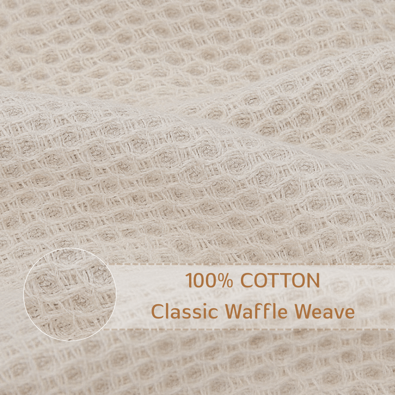 Waratah Wood Co™ 6-Pieces 100% Cotton Waffle Weave Dish Cloths