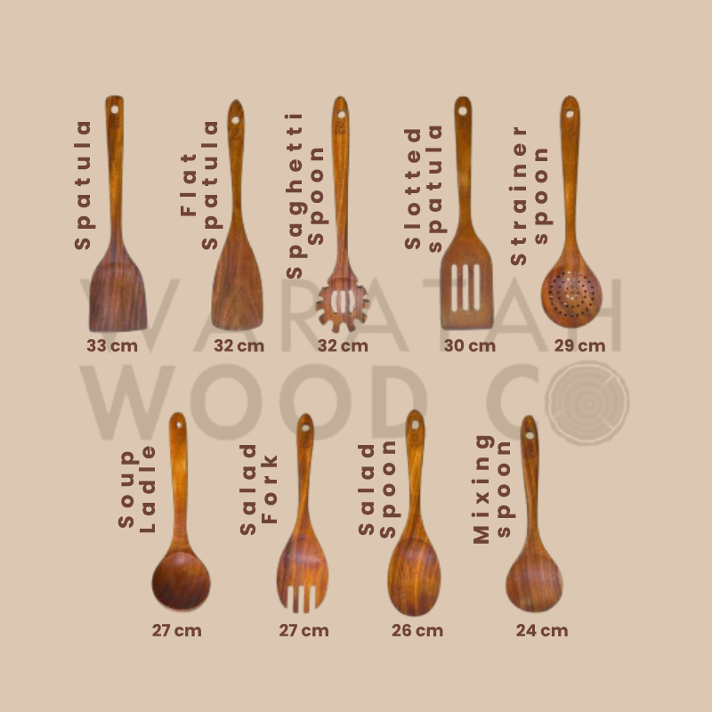 Waratah Wood Co™ Premium Utensils Set