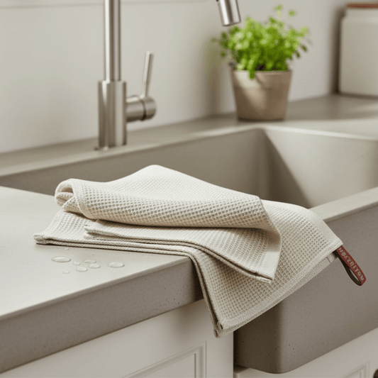 Waratah Wood Co™ 6-Pieces 100% Cotton Waffle Weave Dish Cloths
